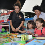 Evento Recicla Leitores Jacarepagua - Livros infantis na mesa