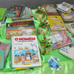 Evento Recicla Leitores Jacarepagua - mesa de livros